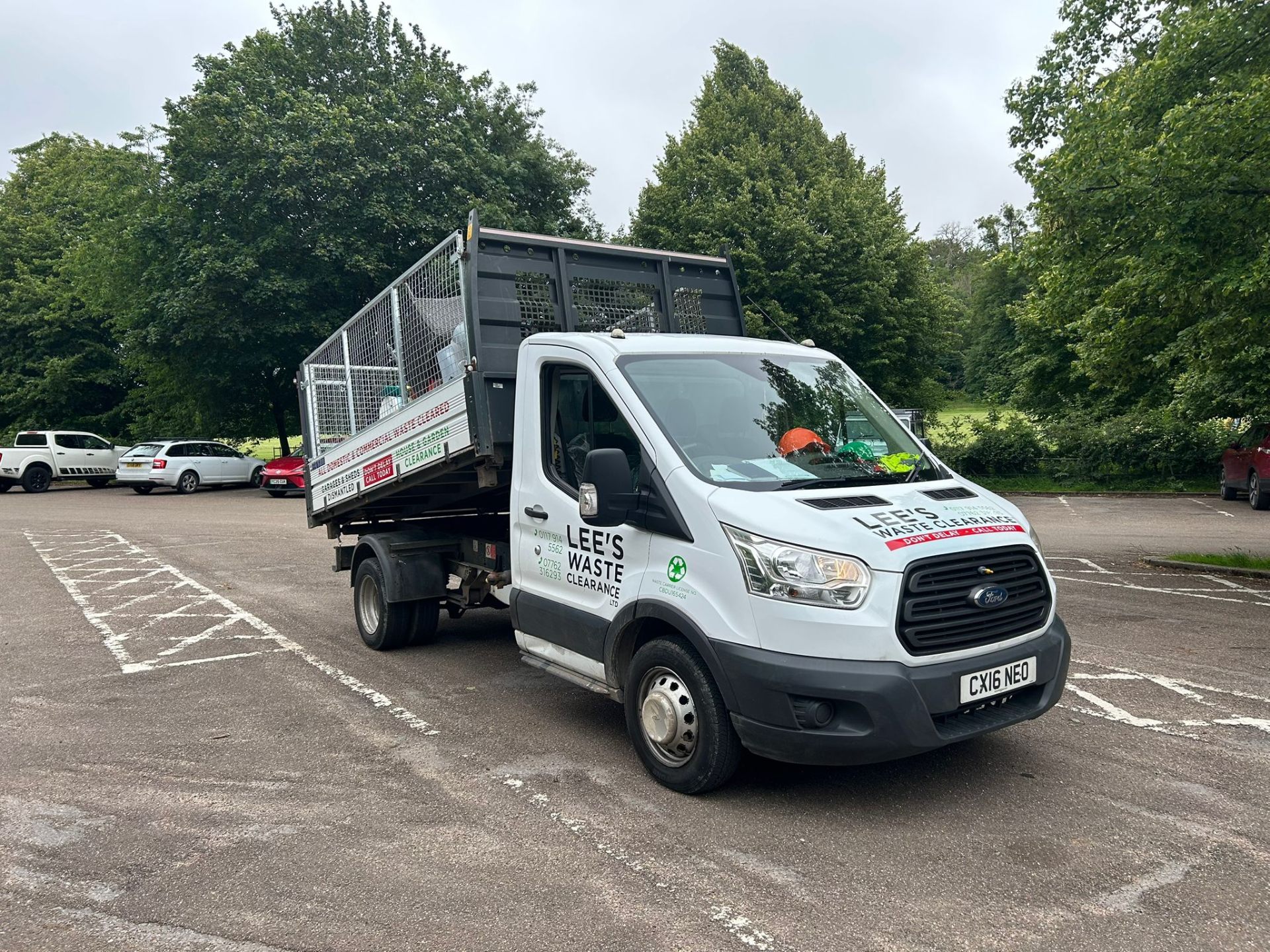 Lee's Waste Clearance tipper van in Bristol